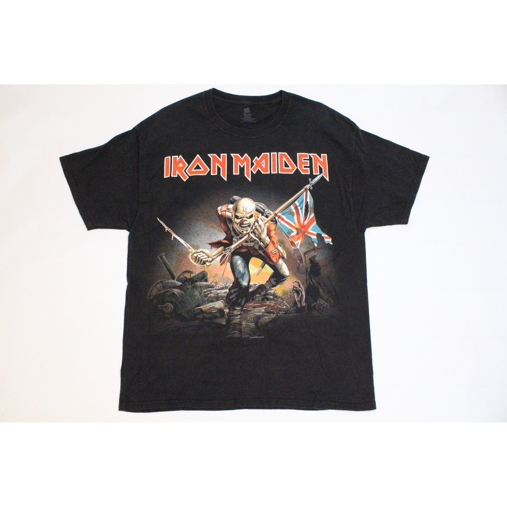 Iron Maiden The Trooper T-Shirt Hanes ComfortSoft Black XL 2011 Graphic Tee